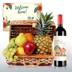 Welcome Home! Premium Fruit Hamper - Design Your Own Wine