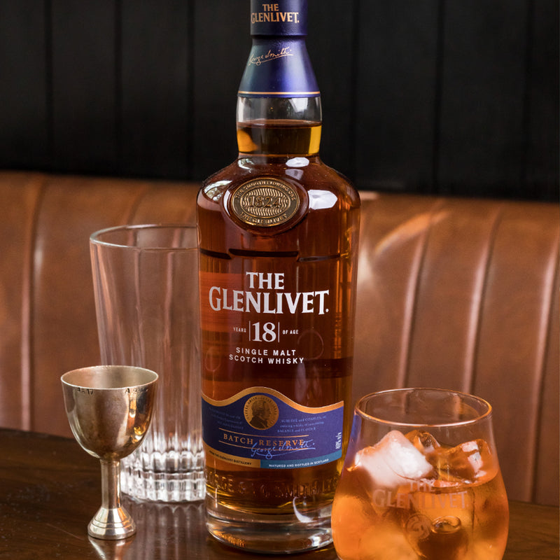 Glenlivet|格蘭威特18年威士忌單支雙杯套裝 雕刻禮物（客製化） - Design Your Own Wine