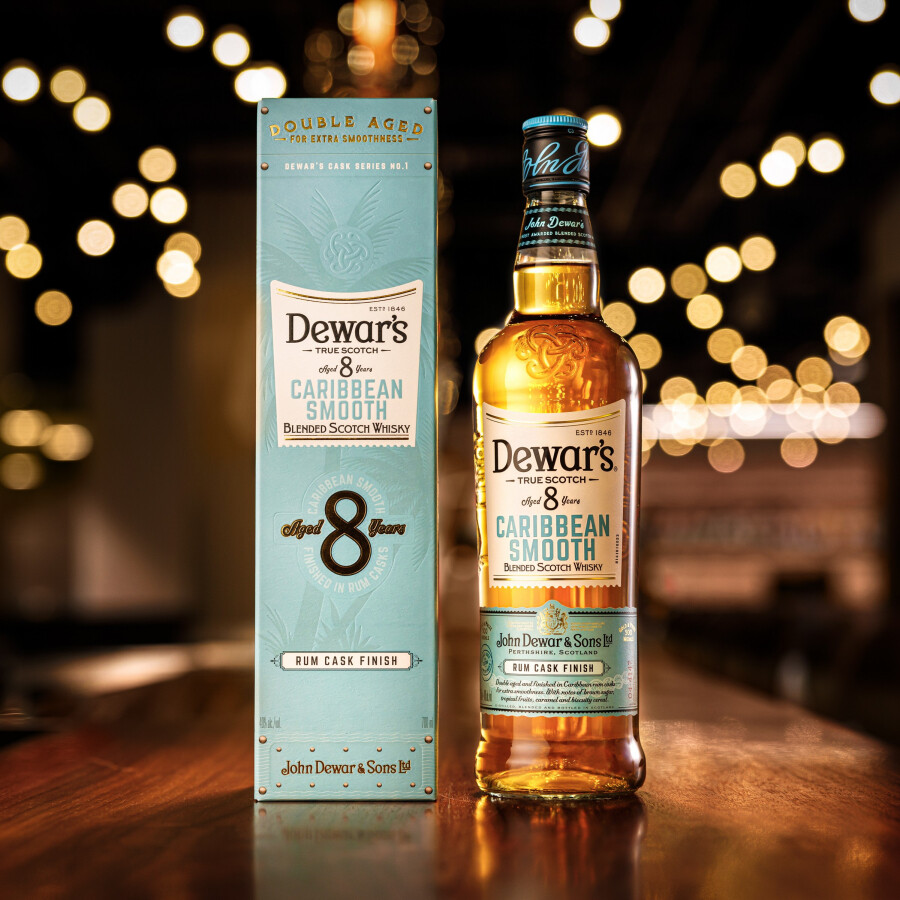 Dewar' s Whisky|Dewars 8 years Caribbean smoothy威士忌單支雙杯 客製化禮物（文字雕刻） - Design Your Own Wine