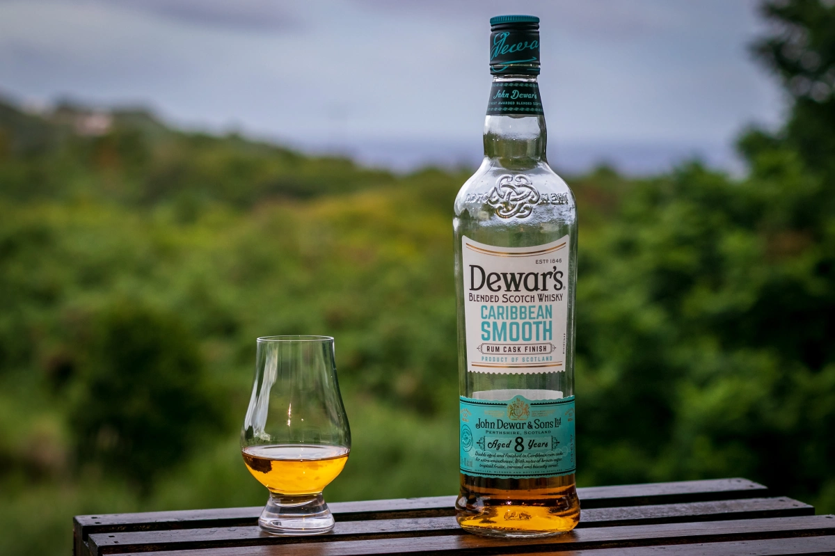 Dewar' s Whisky|Dewars 8 years Caribbean smoothy威士忌單支雙杯 客製化禮物（文字雕刻） - Design Your Own Wine