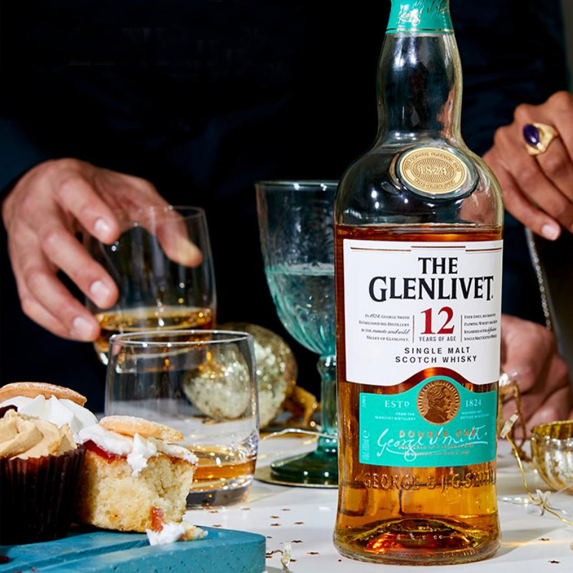 Glenlivet|格蘭威特12年威士忌單支雙杯套裝 客製化禮物（文字雕刻） - Design Your Own Wine