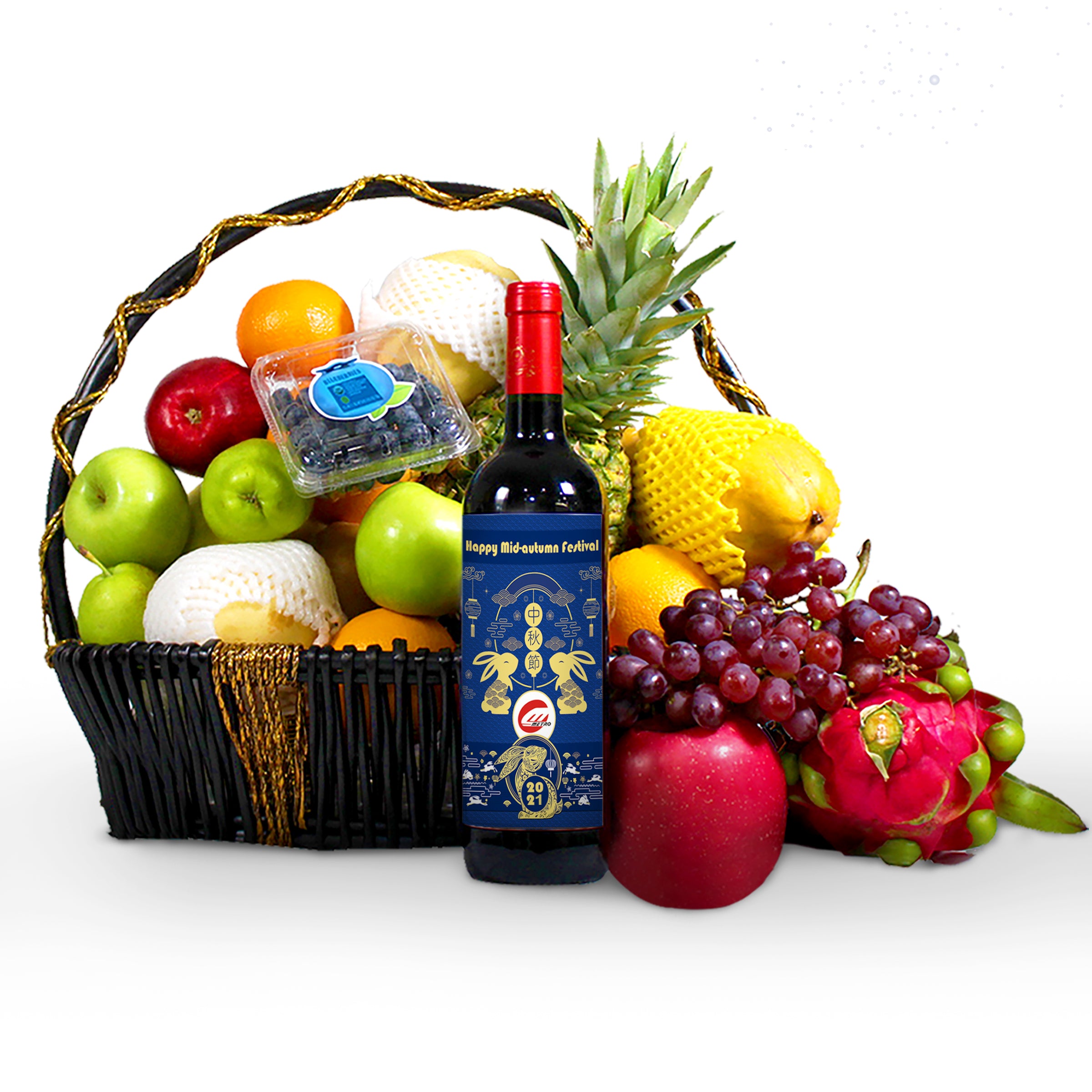 中秋賞月果籃-Mid-Autumn Fruit basket - Design Your Own Wine
