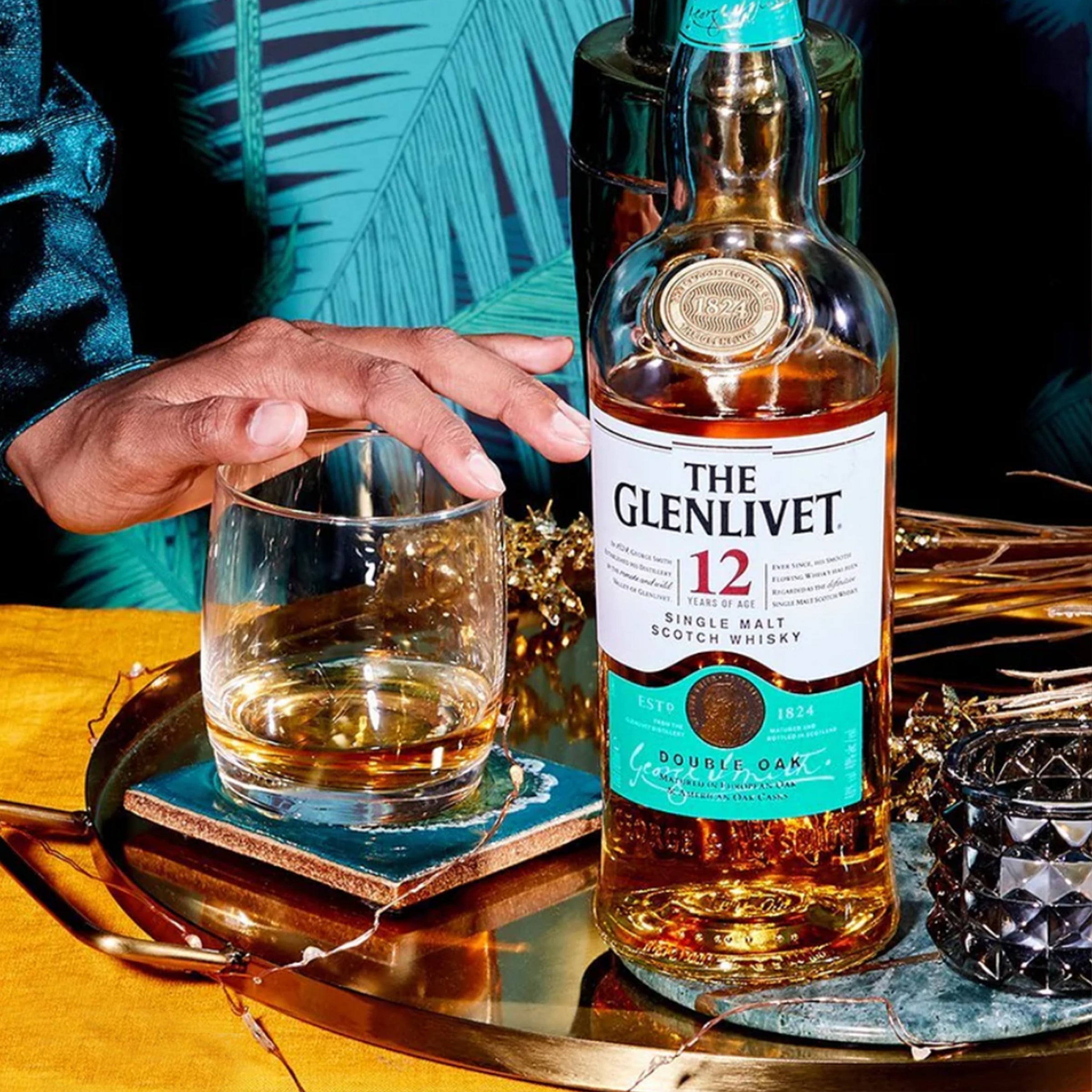 Glenlivet|格蘭威特12年威士忌單支雙杯套裝 客製化禮物（文字雕刻） - Design Your Own Wine
