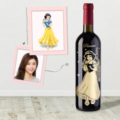 公主人像cos雕刻 ｜Cos Princess Engraving - Design Your Own Wine