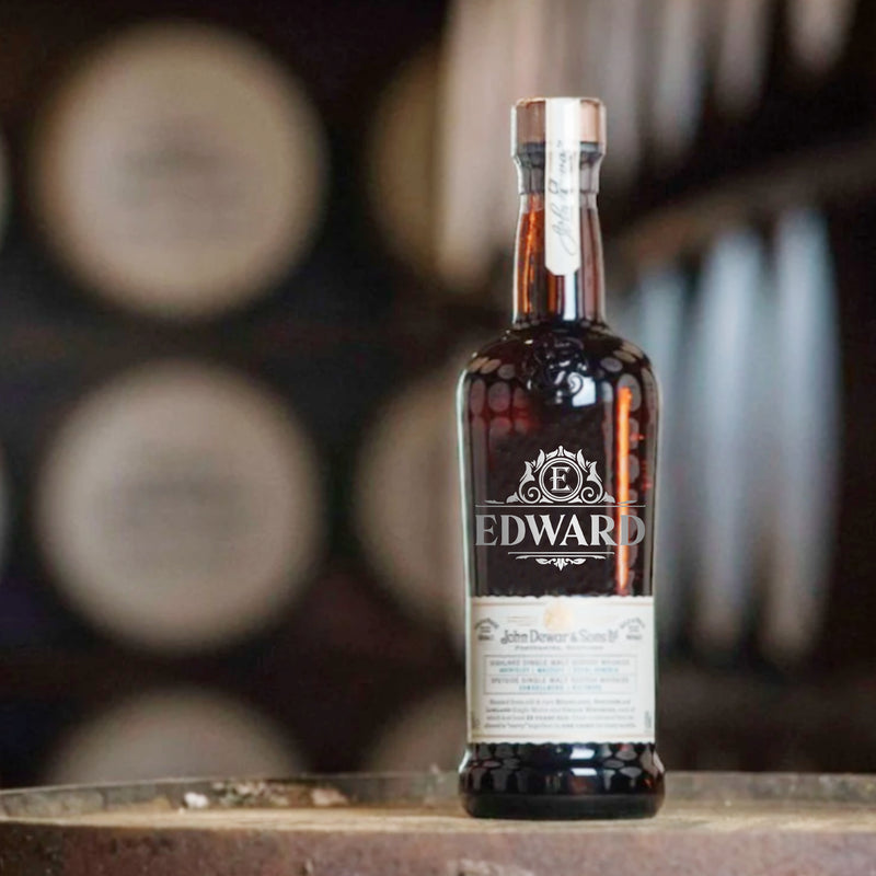 Dewar' s Whisky|Dewar's 18 Years Old威士忌單支雙杯 客製化禮物（文字雕刻） - Design Your Own Wine