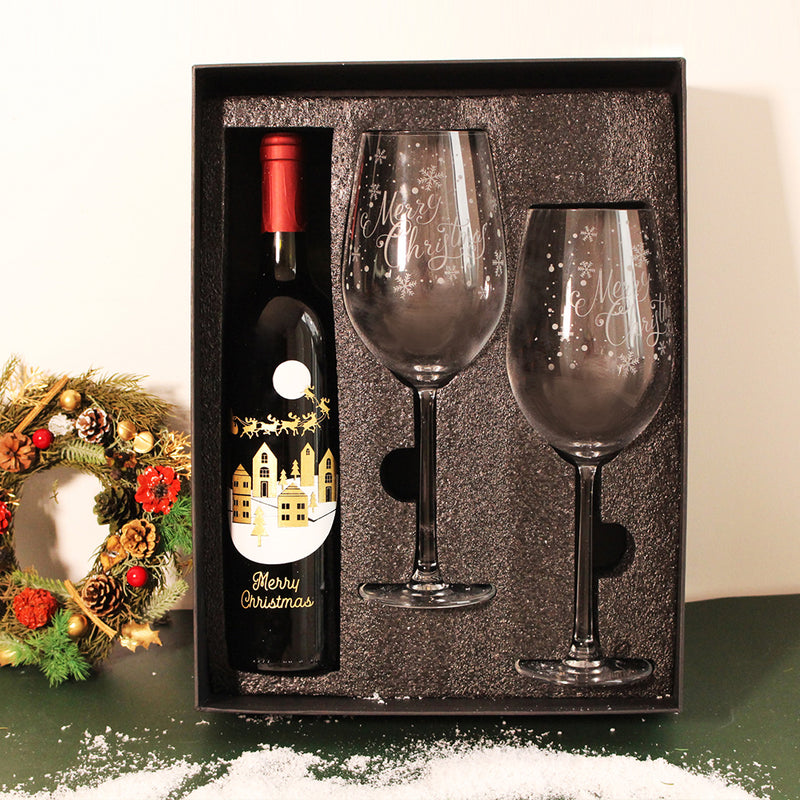 Christmas Personalize gift set | 聖誕雪景套裝 - Design Your Own Wine