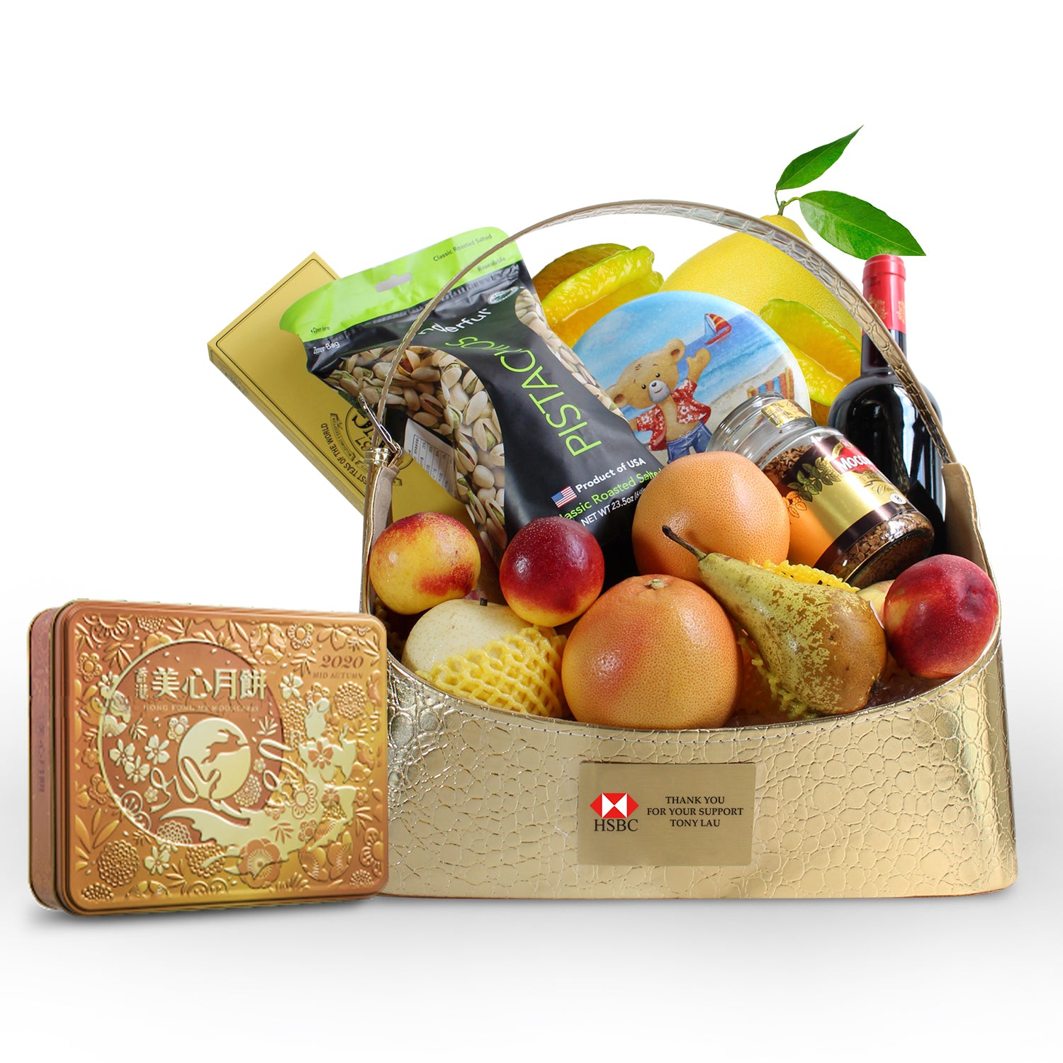 美心月餅美食田園果籃-Mid-Autumn hamper with Maxim mooncake - Design Your Own Wine