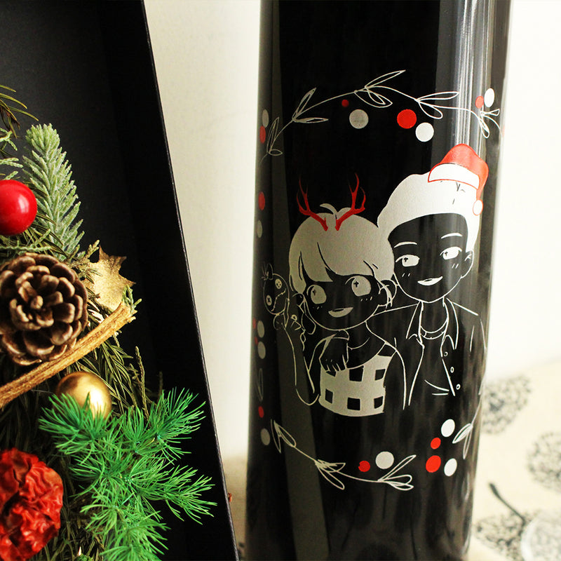 Christmas Personalize gift set | 聖誕人像套裝 - Design Your Own Wine