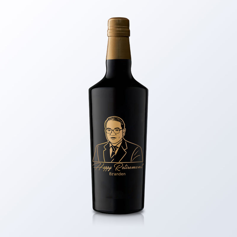 【原裝禮盒】Glenfiddich 23 客製化禮物（人像雕刻）雕刻禮物退休禮物 - Design Your Own Wine