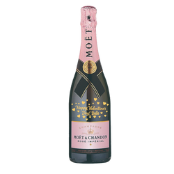 Moet Chandon Rose Imperial | 2022 Valentine's Day 主題文字雕刻香檳酒 - Design Your Own Wine