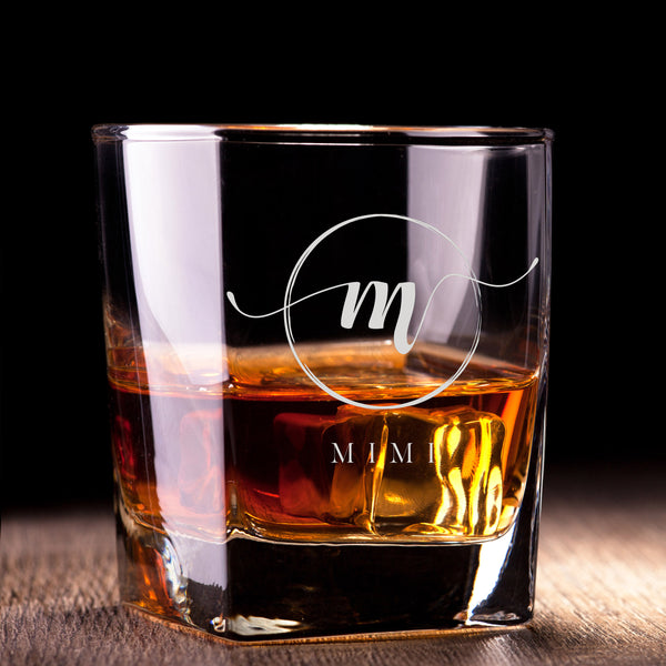 文字定制威士忌對杯 | Custom Wording Whisky Pair Glasses | Simple - Design Your Own Wine