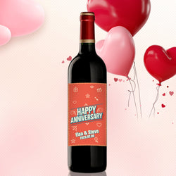 Valentine' s Gift| 訂製週年紀念酒標紅酒 紀念禮物 結婚紀念禮物 情人節禮物 - Design Your Own Wine