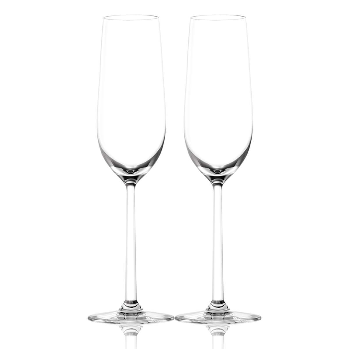 Ruinart Rosé & Bottega Champagne Glasses Gift Set with Engraving |瑞納特玫瑰香檳&Bottega香檳杯套裝(含名字人像雕刻） - Design Your Own Wine
