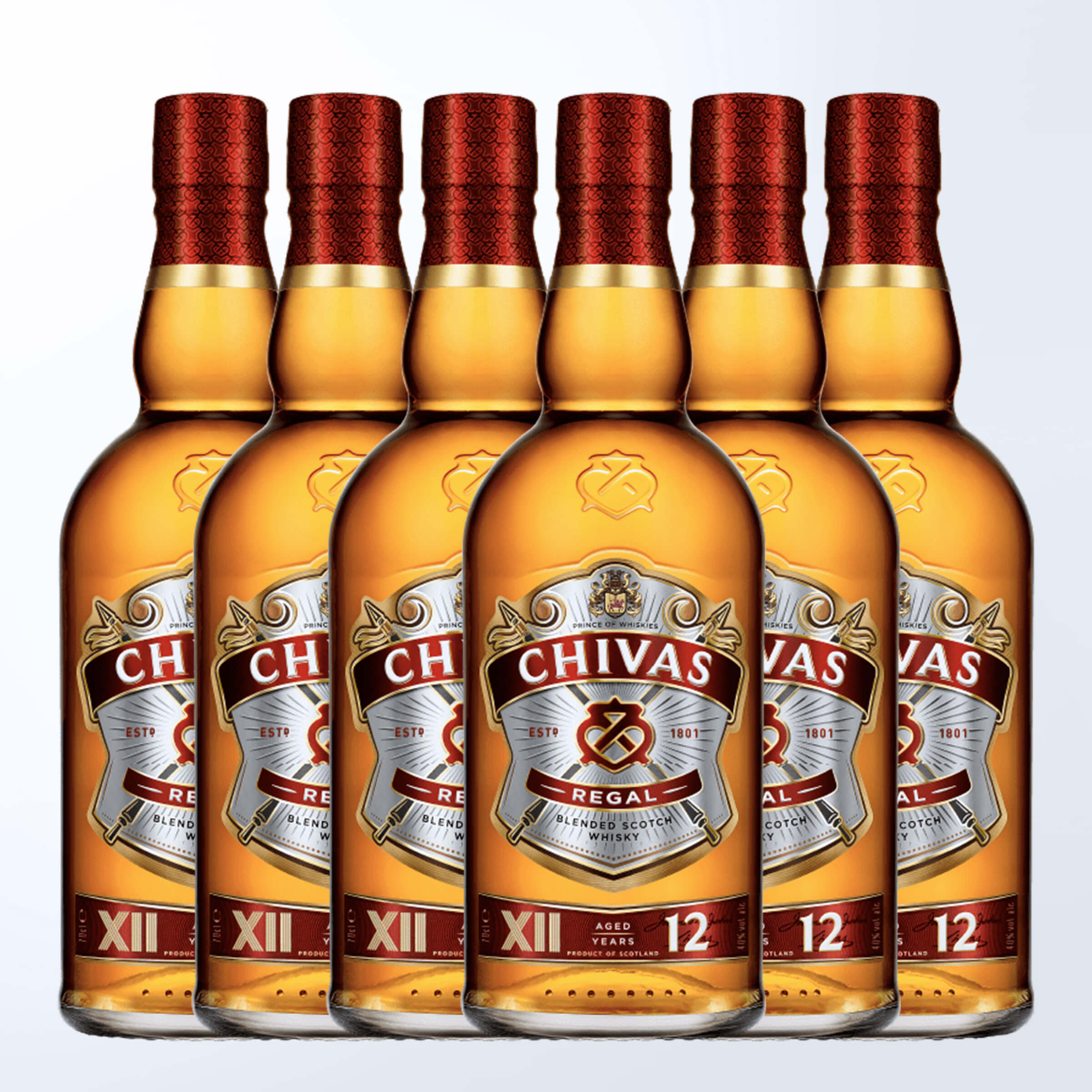 Chivas 12 |芝華士12威士忌6支裝（無雕刻） - Design Your Own Wine