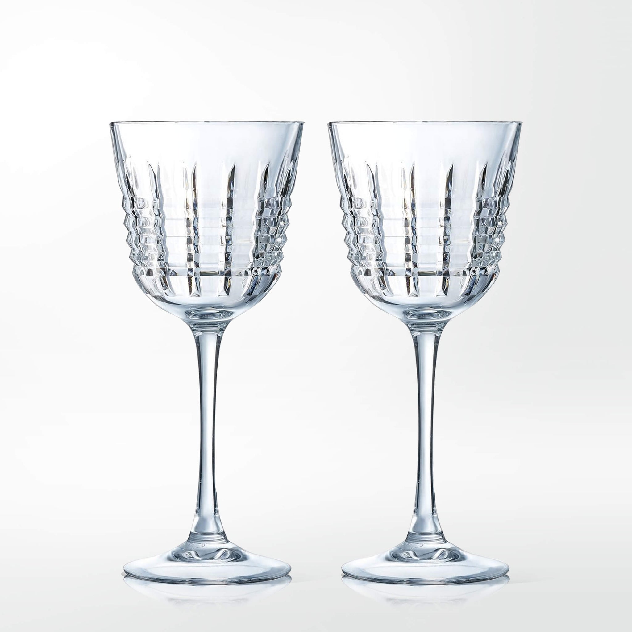 Cristal D'arques-Rendez-Vous Wine Glasses & Chateau Bonnet Red with Engraving| | 甜蜜之約系列紅酒杯與勃納城堡幹紅套裝（含名字人像雕刻） - Design Your Own Wine