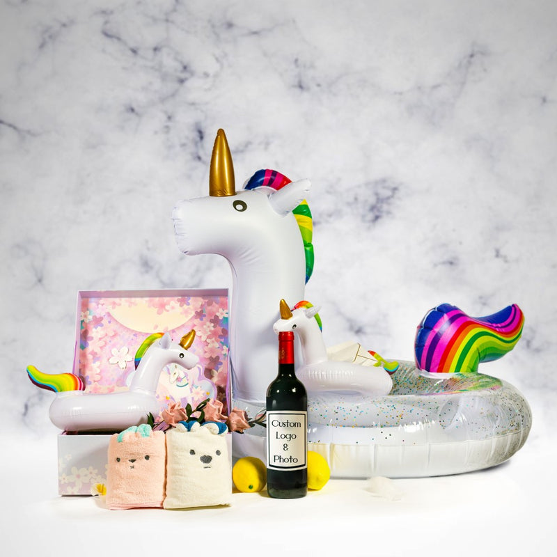 獨角獸派對禮籃 | Unicorn Party Gift Box - Design Your Own Wine