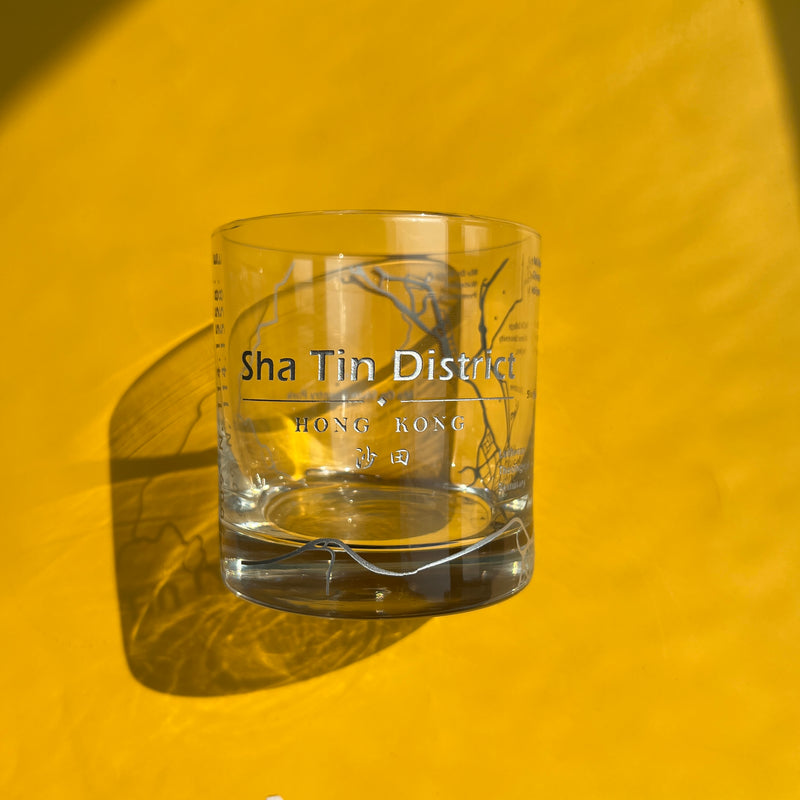 Whisky Glasses|手工雕刻“香港十八區”地圖威士忌杯 移民禮物 手信紀念禮物（不含訂製） - Design Your Own Wine
