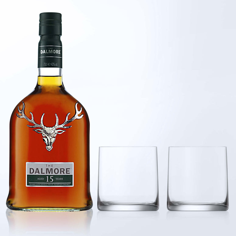Dalmore15 & Bottega Whisky Glasses Gift Set with Engraving |15年大摩單一純麥威士忌&Bottega威士忌杯套裝(含文字人像雕刻） - Design Your Own Wine