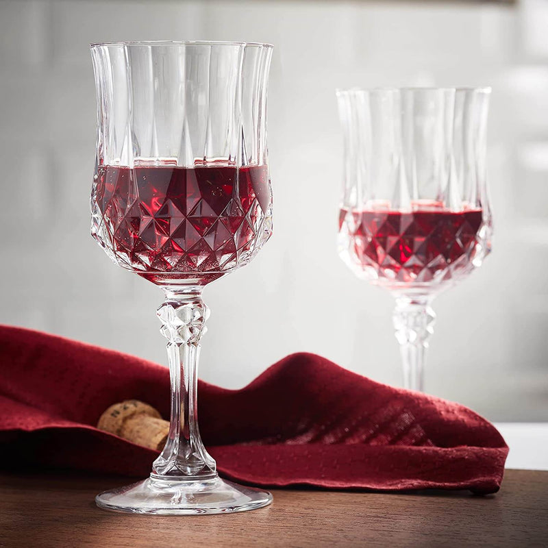 Eclat-Cristal D'arques Longchamps Wine Glasses  | 長勝系列紅酒杯6個裝(無雕刻) - Design Your Own Wine