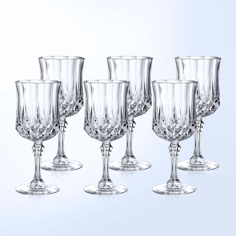 Eclat-Cristal D'arques Longchamps Wine Glasses  | 長勝系列紅酒杯6個裝(無雕刻) - Design Your Own Wine