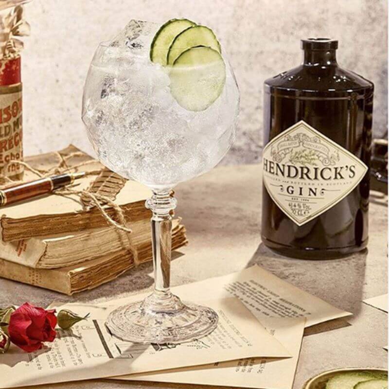 Hendrick's Gin & Bottega Gin Glasses Gift Set with Engraving |亨利爵士氈酒套裝(含人像雕刻) - Design Your Own Wine
