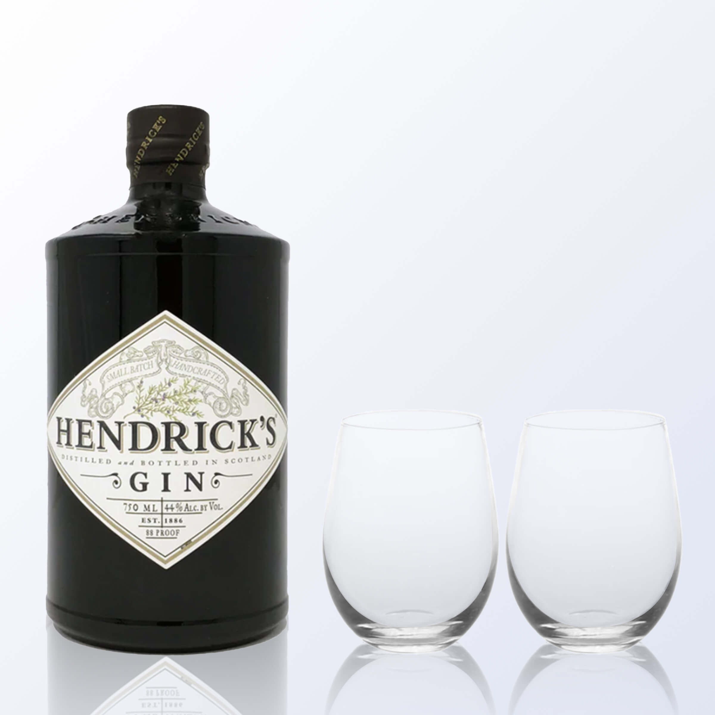 Hendrick's Gin & Bottega Gin Glasses Gift Set with Engraving |亨利爵士氈酒套裝(含人像雕刻) - Design Your Own Wine