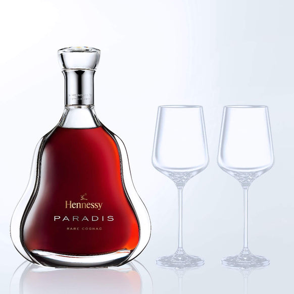 Hennessy Paradis& Bottega Crystal Glasses Gift Set with Engraving | 軒尼詩稀有乾邑&Bottega水晶洋酒杯套裝(含文字人像雕刻） - Design Your Own Wine
