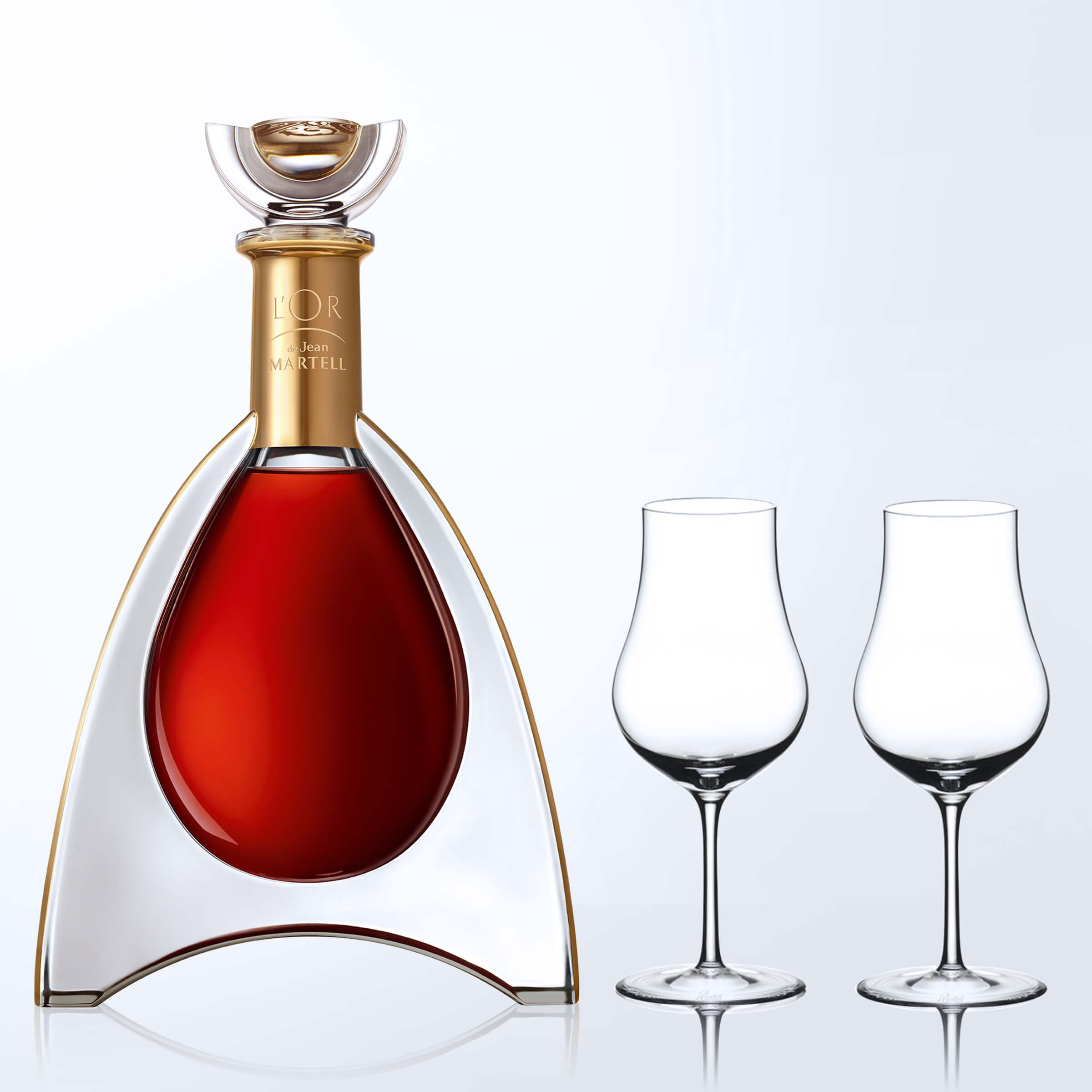L'Or de Jean Martell & Crystal Glasses Gift Set with Engraving |尚馬爹利至尊&水晶洋酒杯套裝(含文字雕刻） - Design Your Own Wine