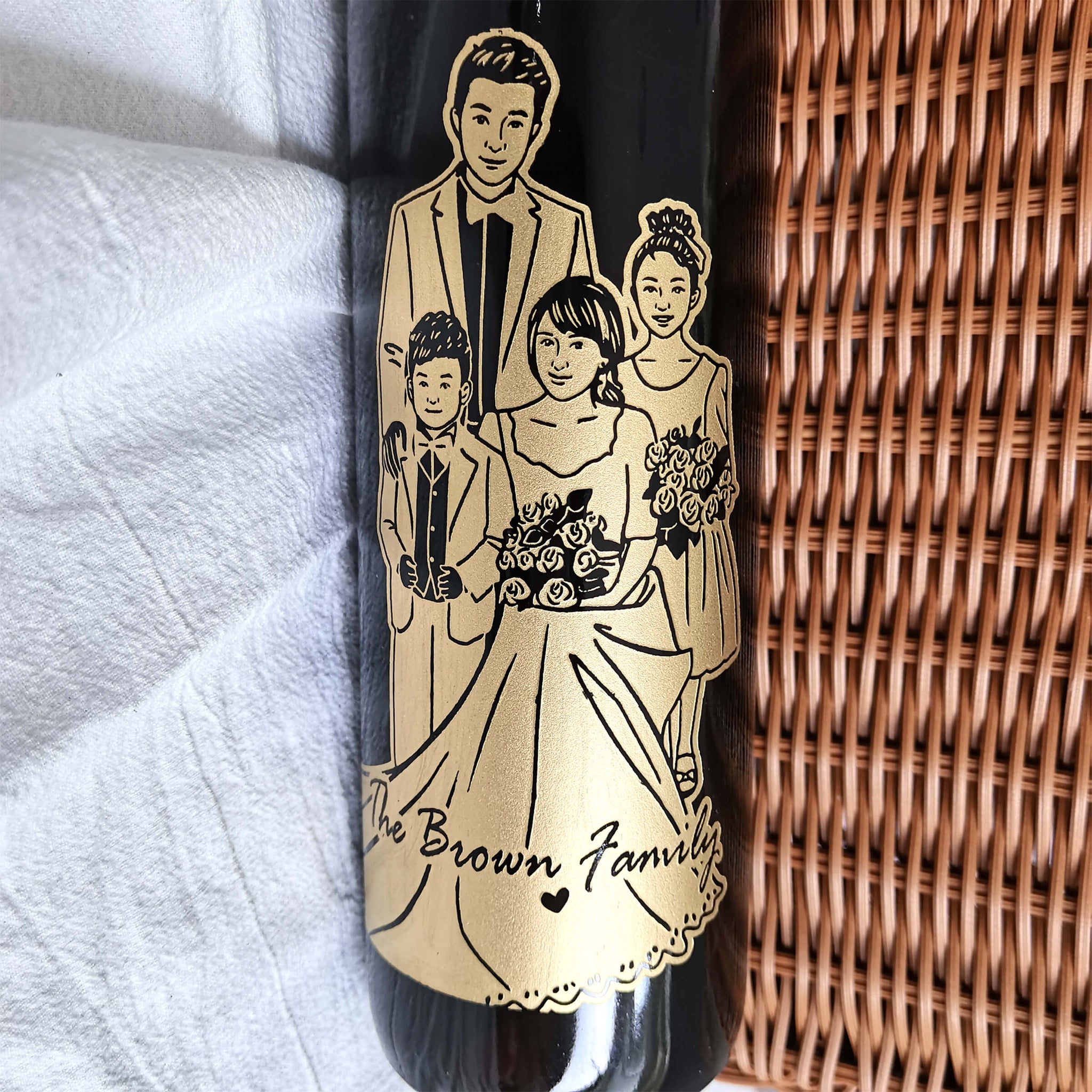 定制獨一無二2016凱隆世家副牌全家福合照&Bottega紅酒杯套裝 - Design Your Own Wine
