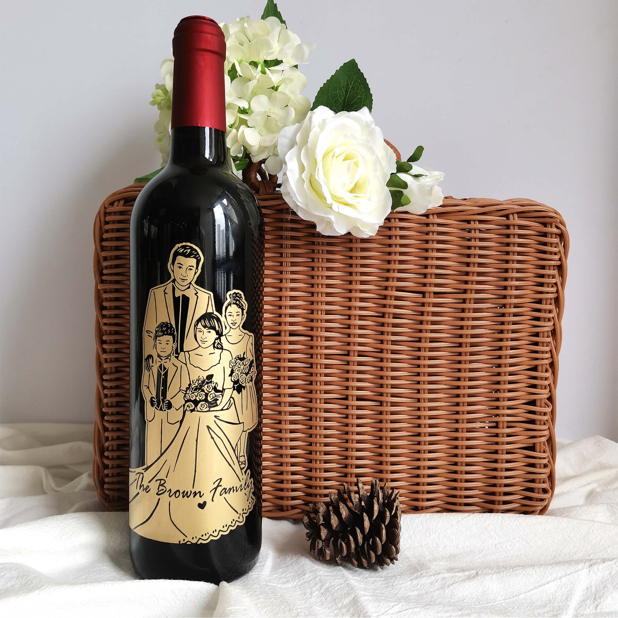 定制獨一無二2016凱隆世家副牌全家福合照&Bottega紅酒杯套裝 - Design Your Own Wine