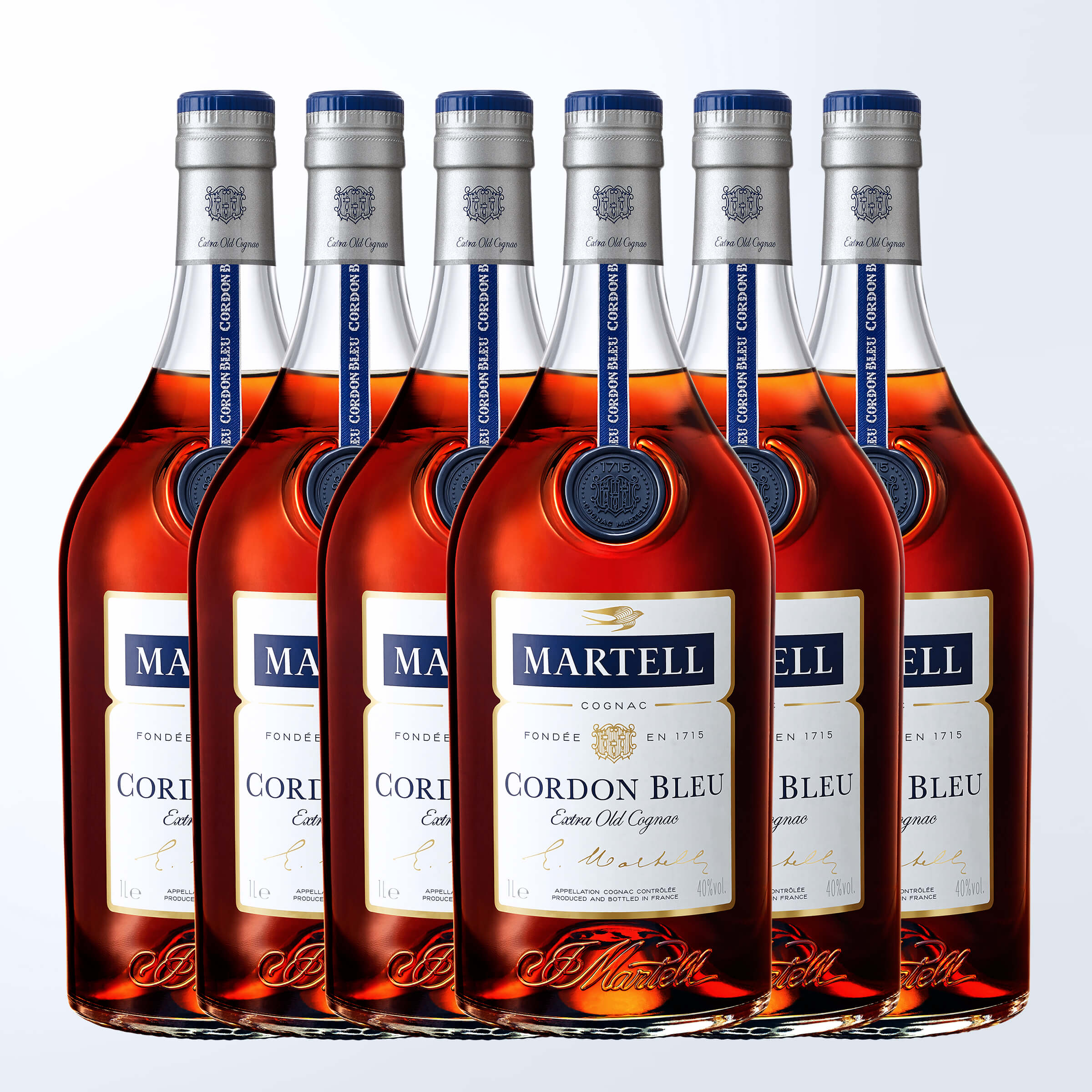 Martell Cordon Bleu |馬爹利藍帶6支裝（無雕刻） - Design Your Own Wine