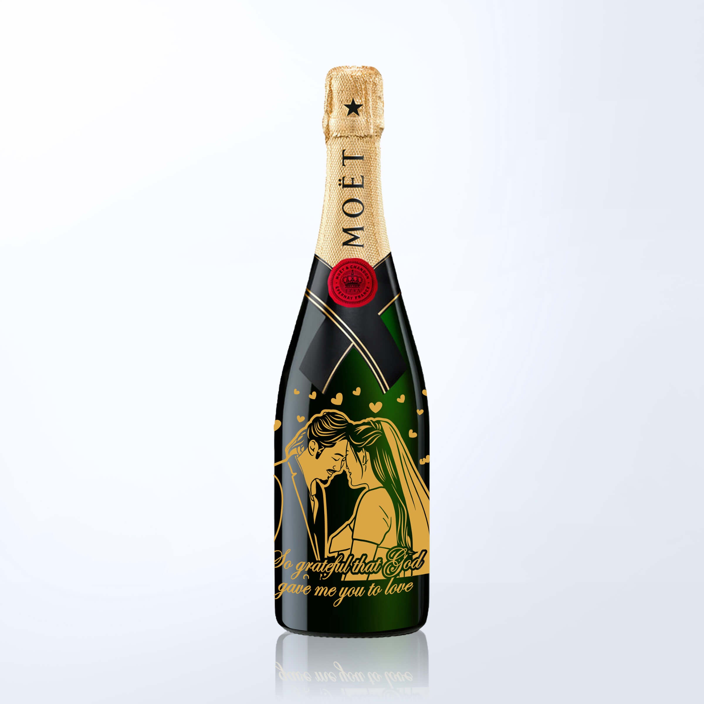Moët & Chandon Impérial with Engraving |酩悅香檳（含人像雕刻） - Design Your Own Wine