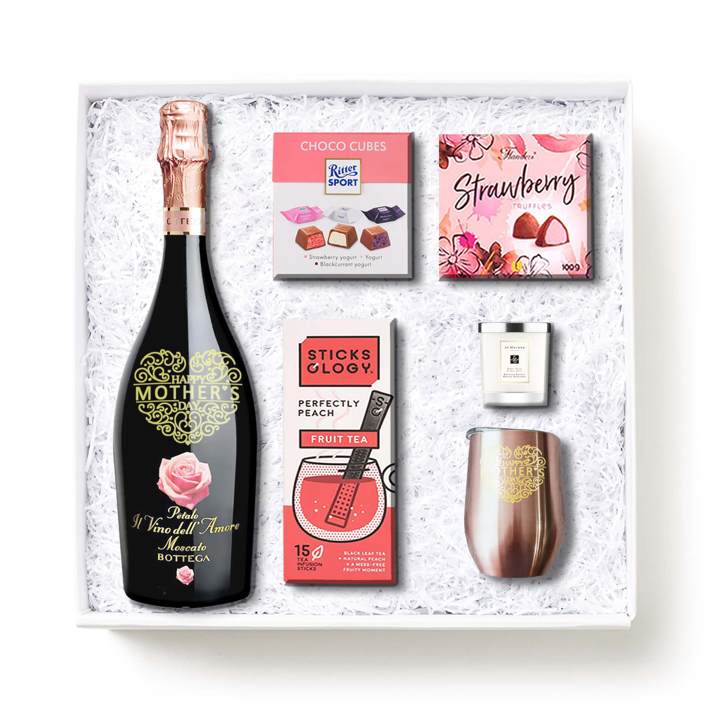 Mother's Day Gift Set | 母親節定制禮盒 | 粉紅玫瑰 - Design Your Own Wine