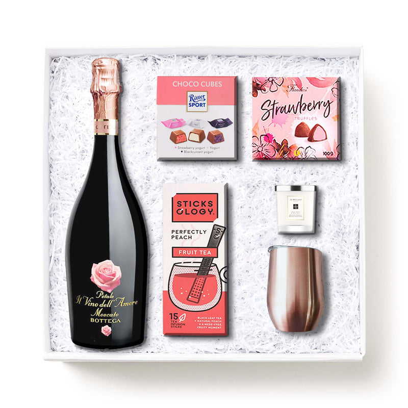 Mother's Day Gift Set | 母親節定制禮盒 | 粉紅玫瑰 - Design Your Own Wine