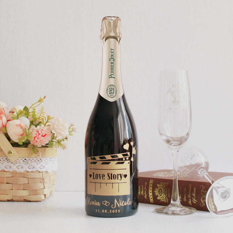 Perrier-Jouët  |巴黎之花香檳 新婚禮物紀念日禮物（含雕刻）客製化禮物 - Design Your Own Wine
