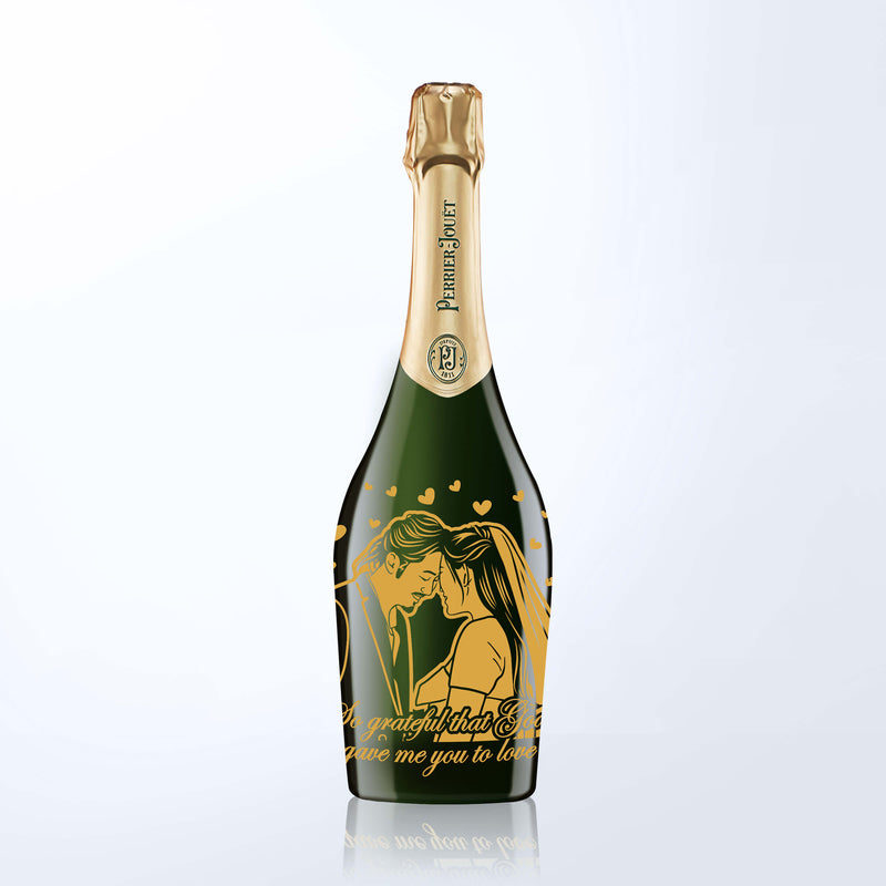 Perrier-Jouët Grand Brut with Engraving |巴黎之花Grand Brut香檳（含人像雕刻） - Design Your Own Wine