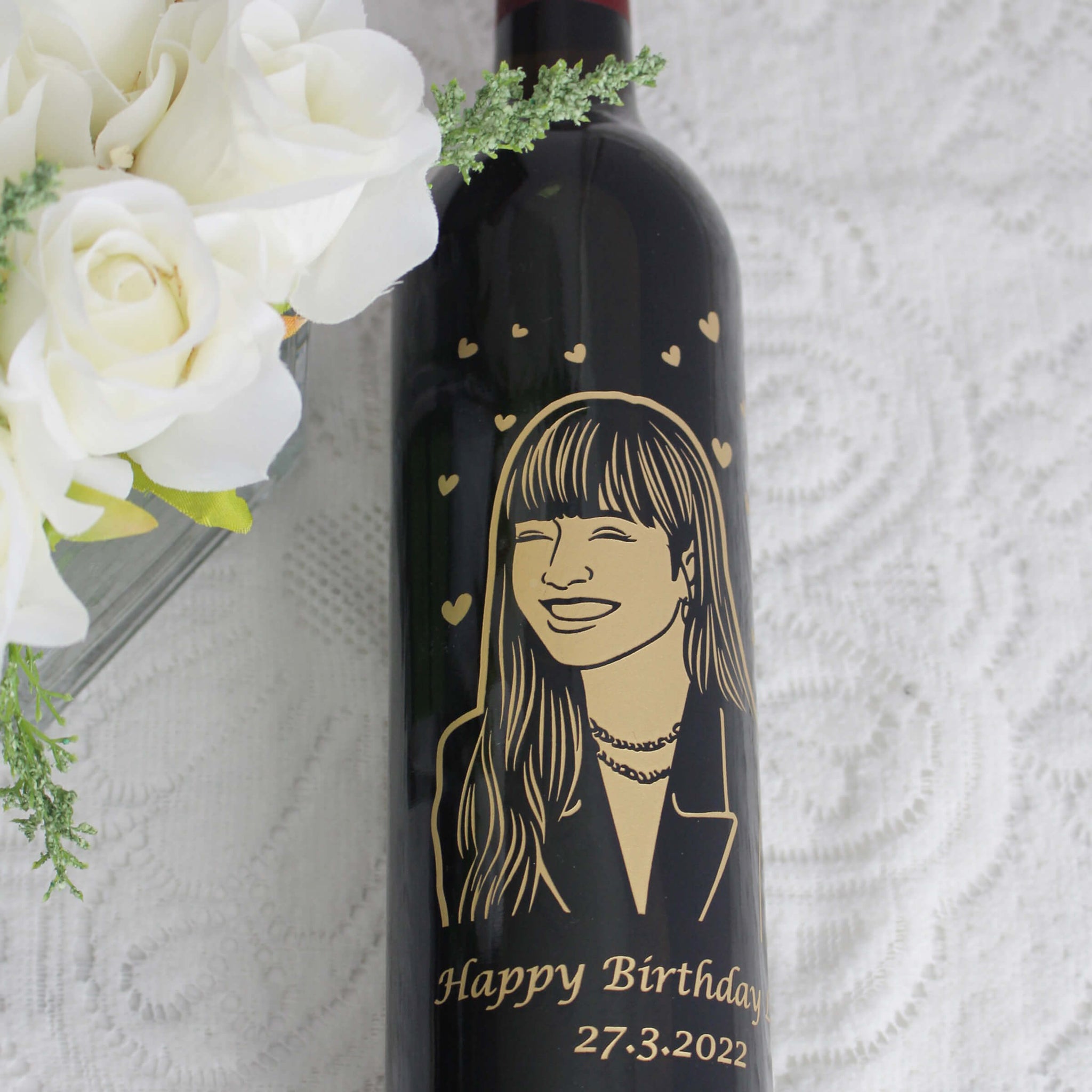 Portrait|人像系列—定制個性化紅酒（雕刻） - Design Your Own Wine