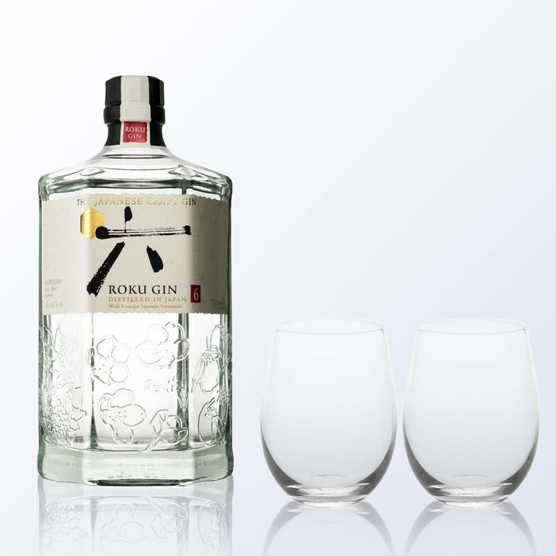 Roku Gin & Bottega Gin Glasses Gift Set with Engraving |Roku (六) Gin套裝(含雕刻) - Design Your Own Wine