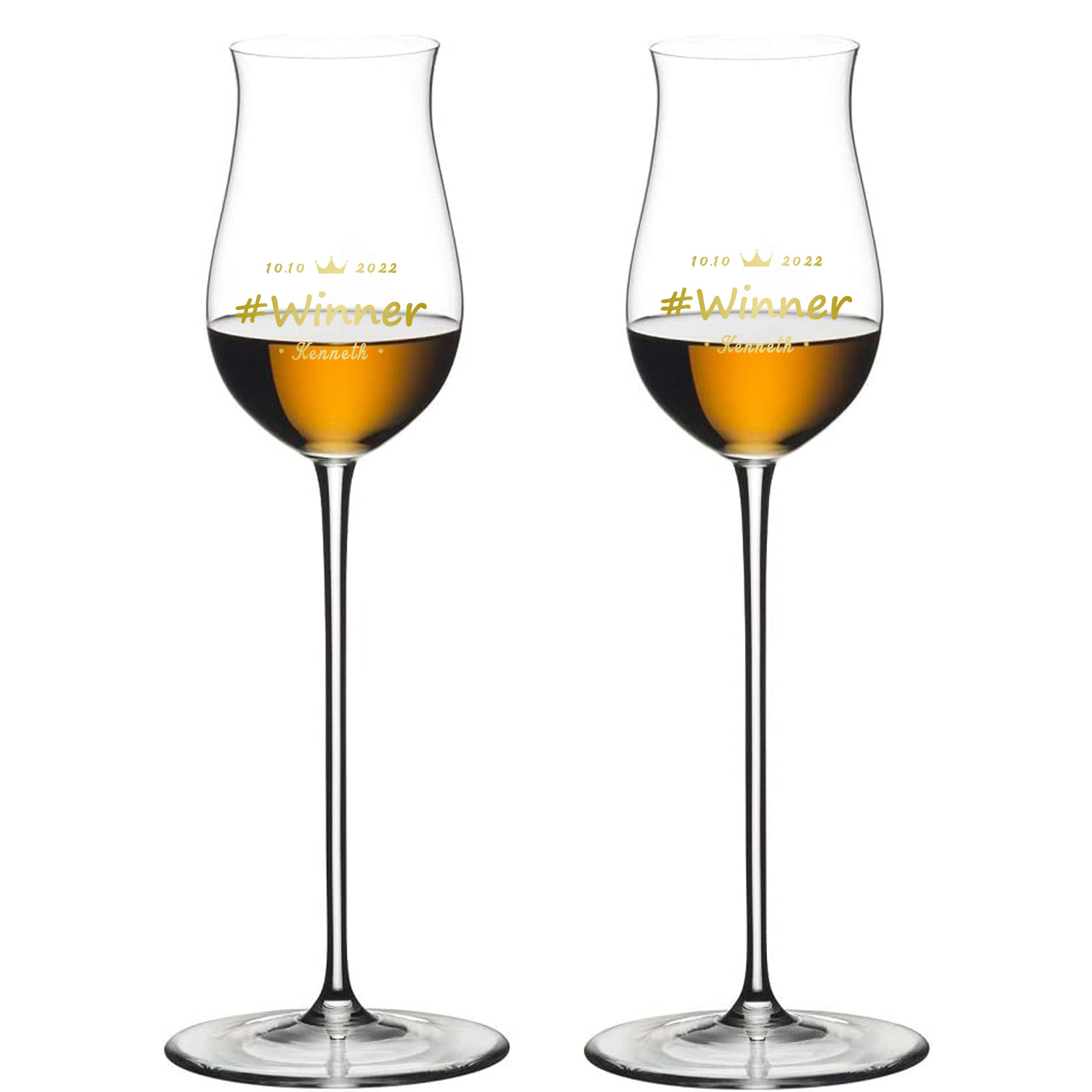 Riedel Glasses|定制威士忌對杯 高腳杯烈酒杯客製化禮物（文字雕刻） - Design Your Own Wine