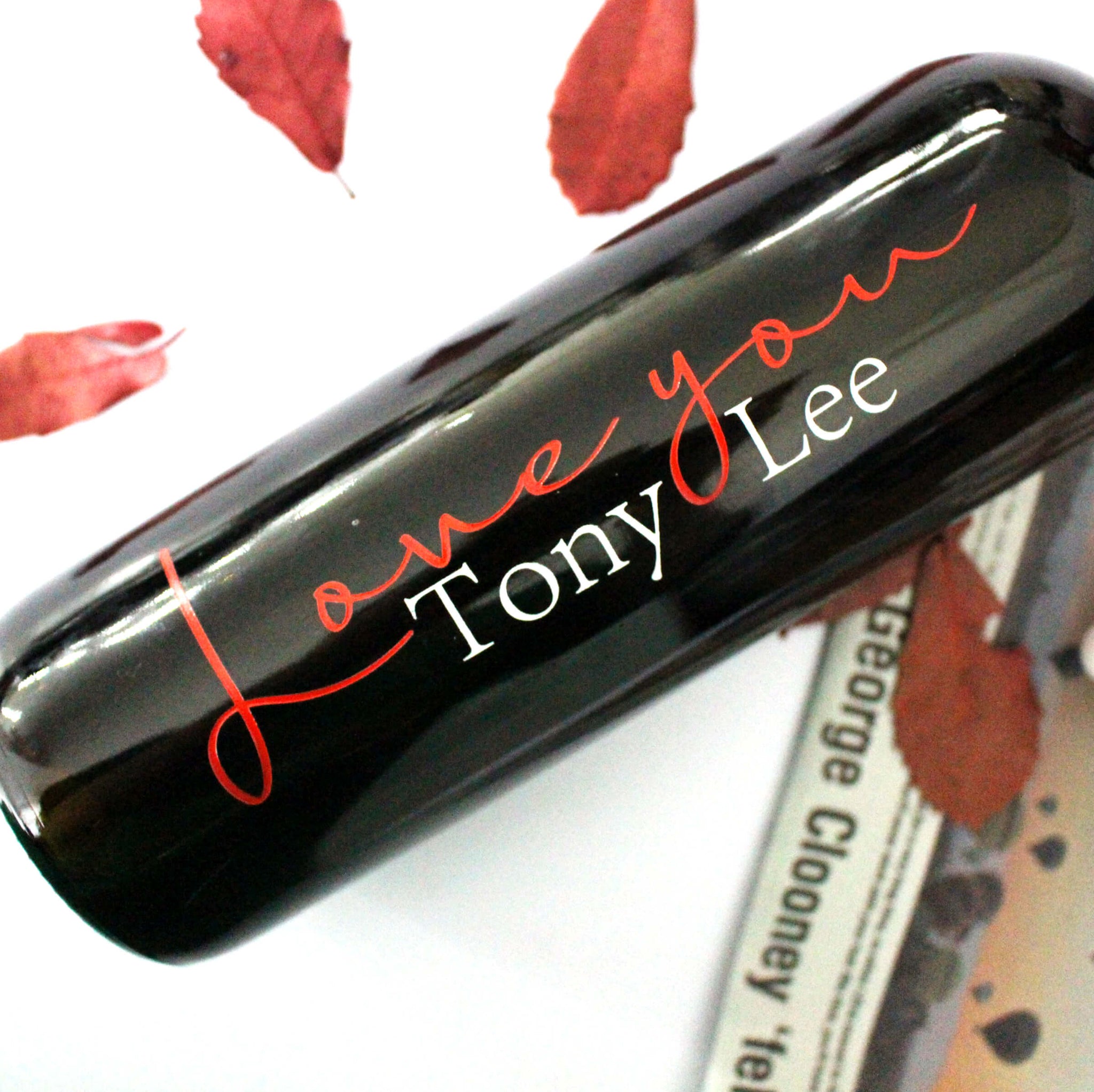 Text Art |禮物—定制表白文字紅酒套裝（雕刻） - Design Your Own Wine
