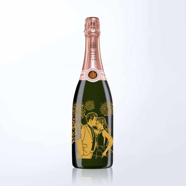 Veuve Clicquot Brut Rosé with Engraving |凱哥玫瑰香檳（含人像雕刻） - Design Your Own Wine