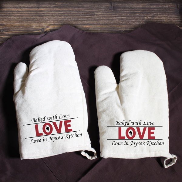 Personalize Oven Gloves | Love In Kitchen - Design Your Own Wine