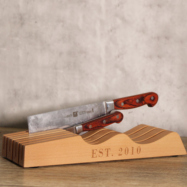 Personalize Year Knife Tray - Design Your Own Wine