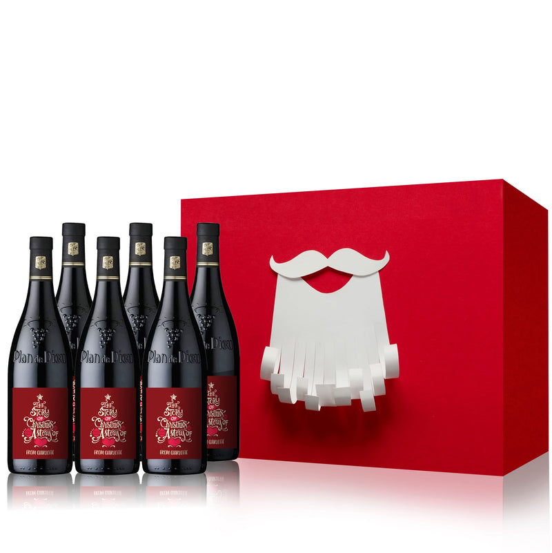 LIMITED EDITION: CUSTOMIZE Christmas Party Set x 6 Bottles of French Fine Wine - Design Your Own Wine