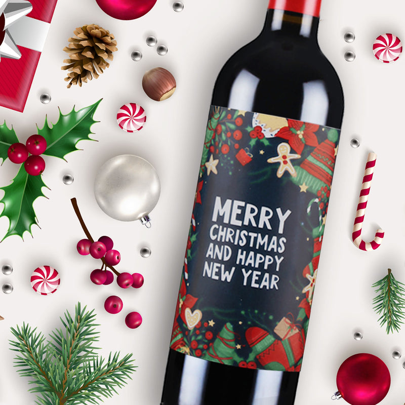LIMITED EDITION: CUSTOMIZE Christmas Party Set x 6 Bottles of French Fine Wine - Design Your Own Wine