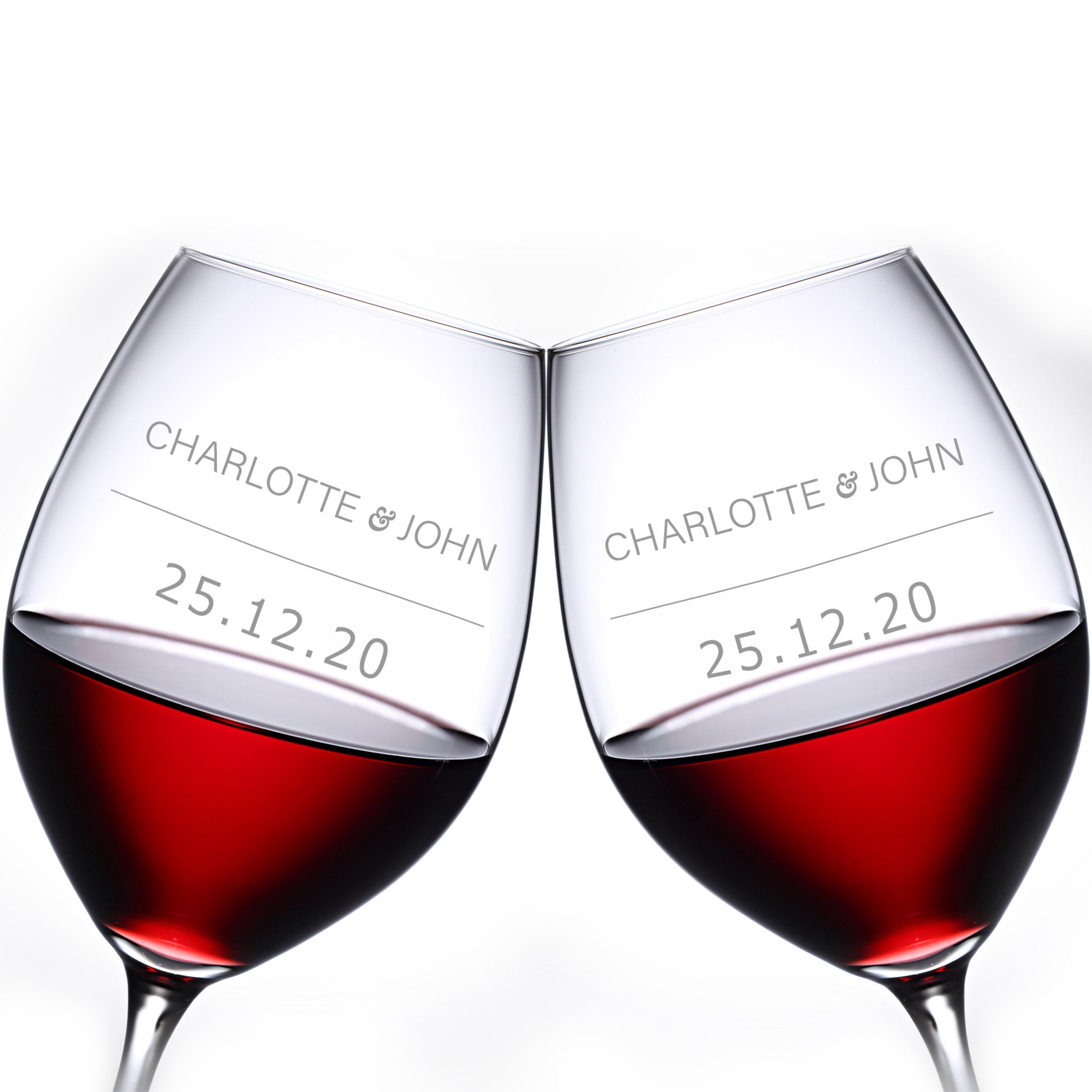 文字定制 Lucaris 紅酒對杯 | Custom Wording Lucaris Wine Pair Glasses | Signature - Design Your Own Wine