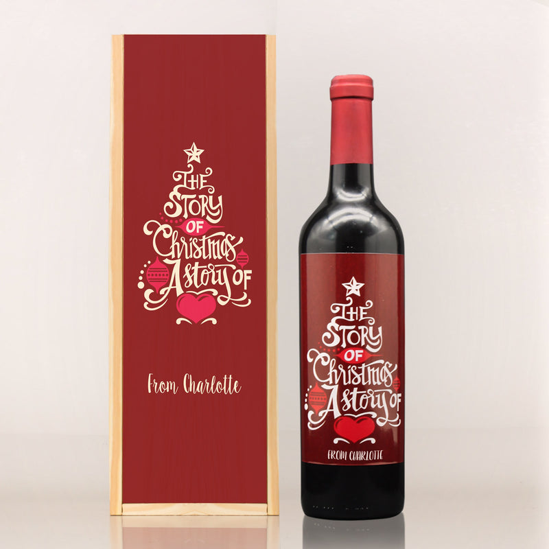 LIMITED EDITION: CUSTOMIZE Christmas French Fine Wine - Design Your Own Wine