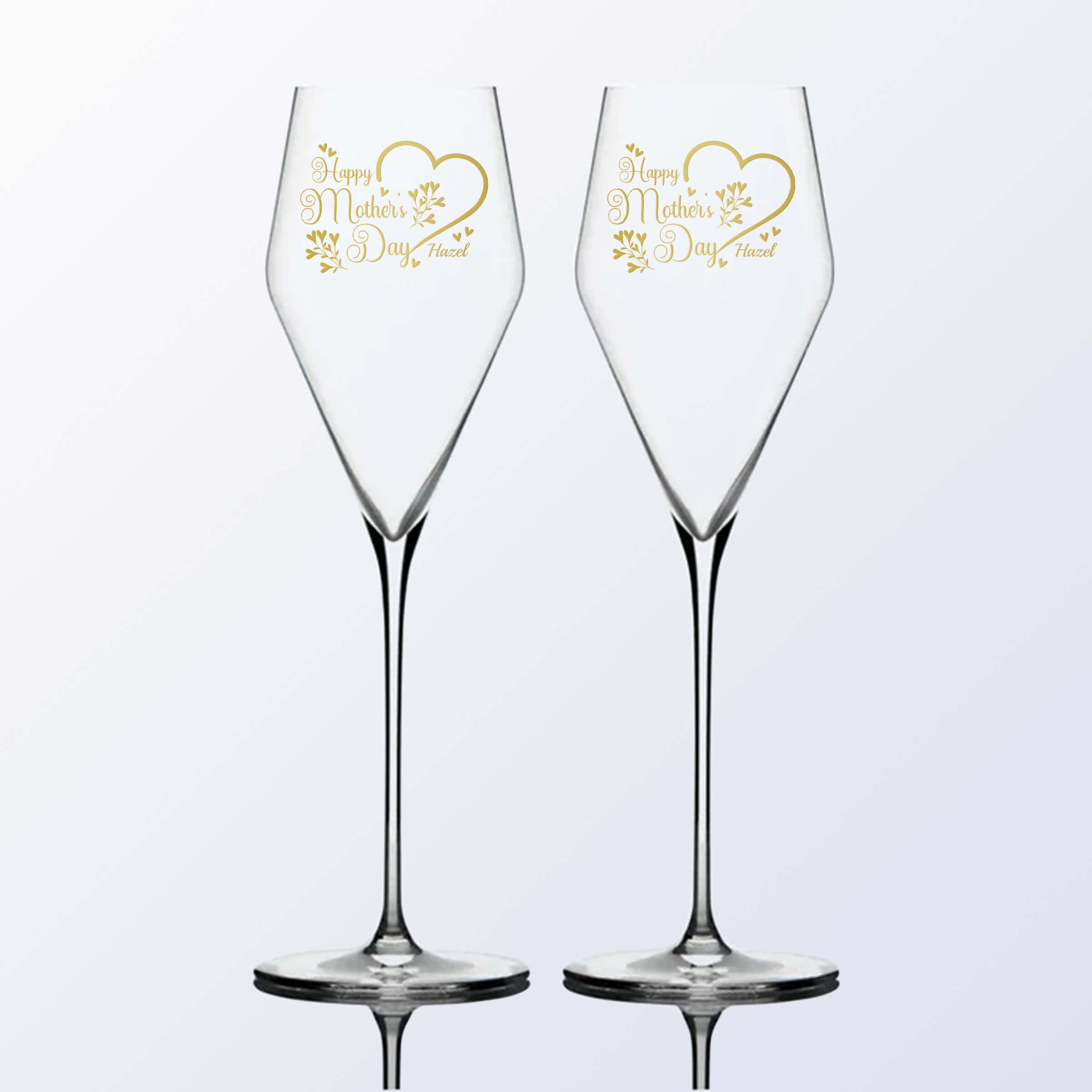 母親節|Zalto Glasses扎爾圖香檳杯 起泡酒杯客製化禮物 媽媽禮物（文字雕刻） - Design Your Own Wine