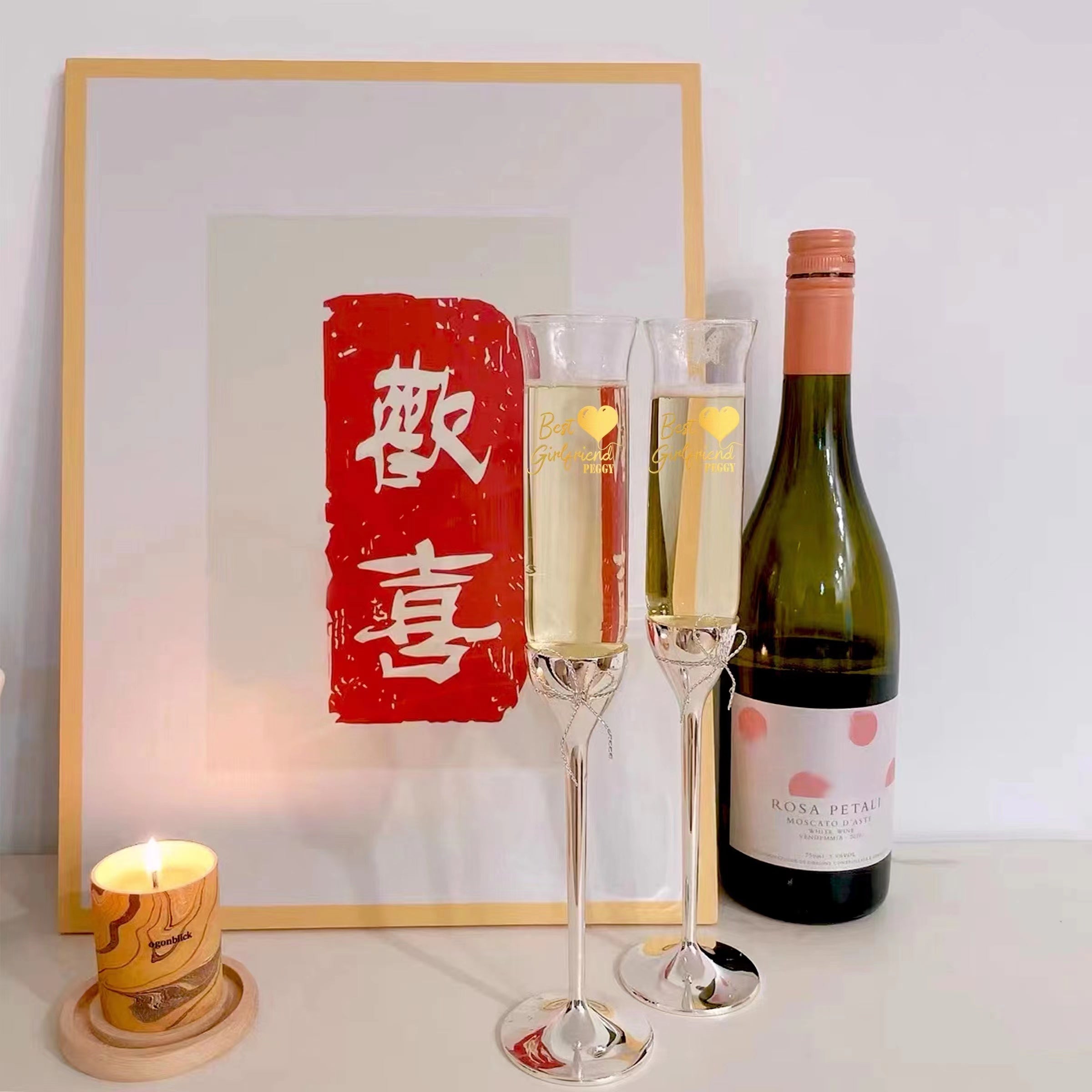 Valentine' s Gift| Vera Wang Love Knots Toasting Flute Pair情人節禮物 送女友 - Design Your Own Wine