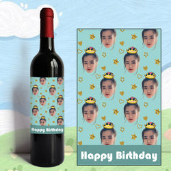 Personalize Face Wine | 表情紅酒訂製 生日禮物 趣味禮物 - Design Your Own Wine